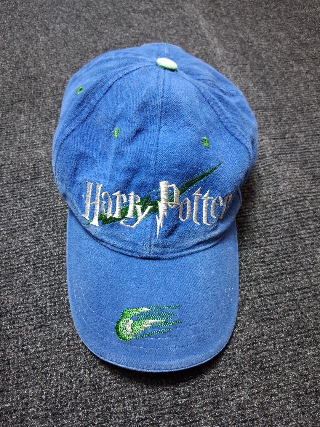 Harry Potter Hogwarts Cap Hat Adult Adjustable Blue 100% Cotton