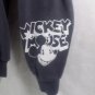 Mickey Mouse Women's Beaded Sweatshirt Charcoal Gray Size Small