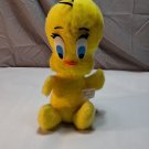 Vintage 1971 Tweety Bird Plush 14" Stuffed Animal Toy Mighty Star Warner Bros