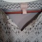 Chico's Silver Shimmer Split V-Neck Knit Tunic Size 2 Large Lightweight Party