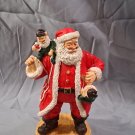 Dept 56 Santa with Elves Tailoring Suit Figurine Christmas Village Holiday Decor