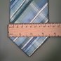 Van Heusen Blue & Green Plaid Silk Stain Resistant Necktie