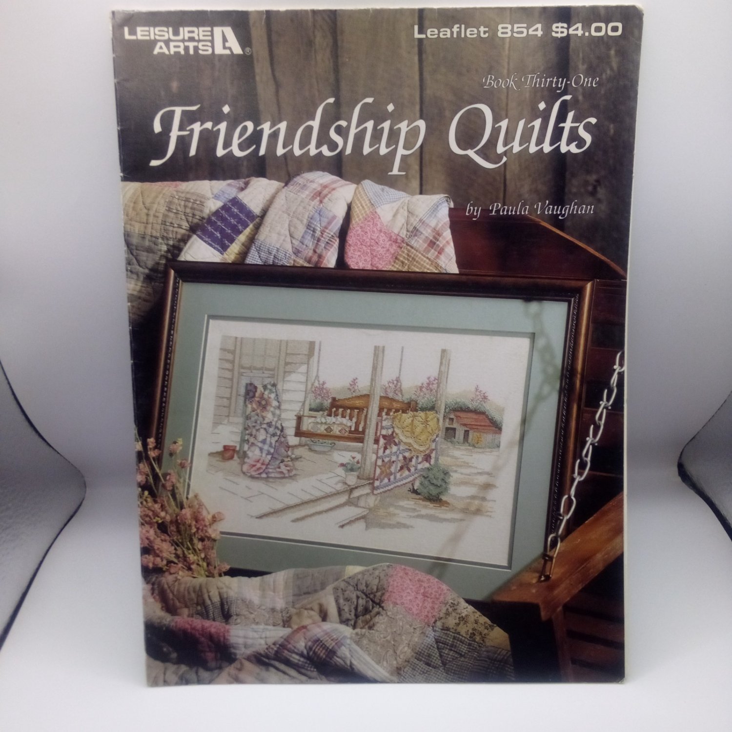 Cross Stitch Pattern Leaflet FRIENDSHIP QUILTS by Paula Vaughan Leisure Arts 854