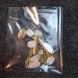 Chaps Gold Tone 4 Strand Chain Faux Mother Of Pearl Fashion Link Bracelet
