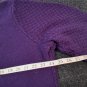 Croft & Barrow Women’s Cable Knit Yoke Sweater 2X Purple Plum Cozy Pullover Cozy