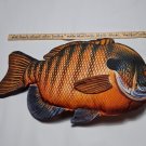 Cabin Critters Bluegill Realistic Large Fish Pillow Plush Vintage 22"