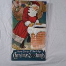 VTG How Santa Filled The Christmas Stockings Hodgman WF Stecher 1920s Art Decor