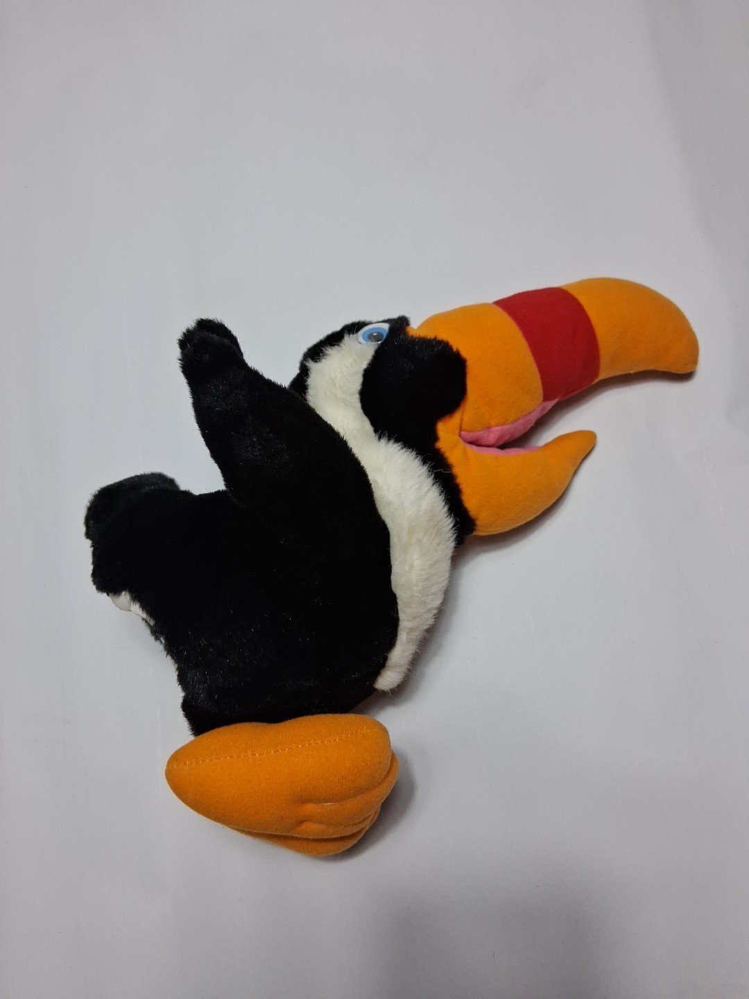 Vintage Toco Hand Puppet Plush Stuffed Animal Bird Toucan 14&acirc;�� McGraw Hill Math