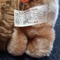 Mighty Star Blushers Lion Plush 7 Inch Brown Vintage Stuffed Animal Toy