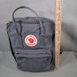 Fjallraven Kanken Backpack Graphite Grey Water Resistant Daypack 16L 23510