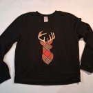 No Boundaries Ladies Black Fleece Top. Size Medium (7-9)