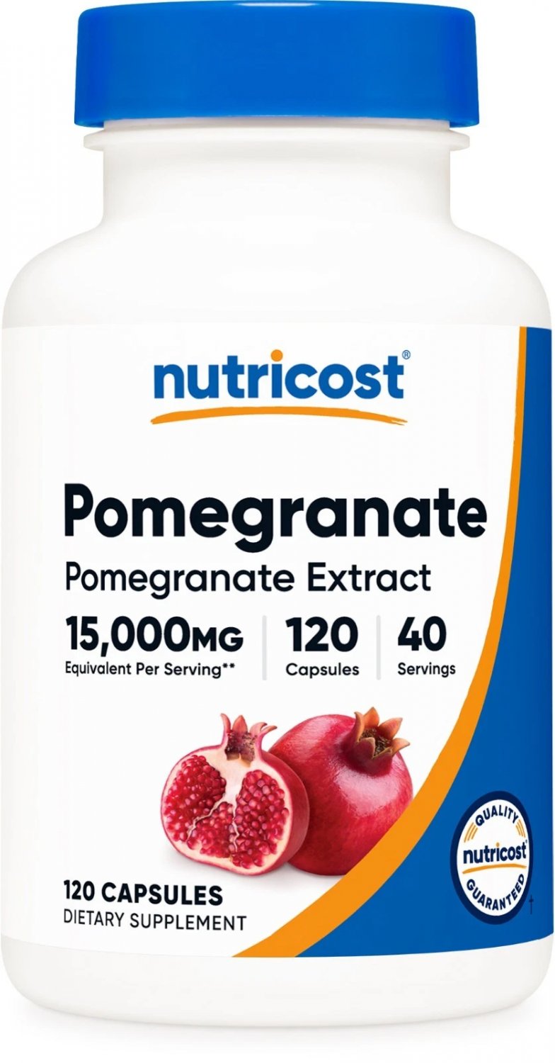 Nutricost Pomegranate Extract (15000 mg Equivalent) 120 Capsules - 40 Servings