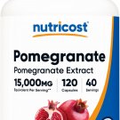 Nutricost Pomegranate Extract (15000 mg Equivalent) 120 Capsules - 40 Servings