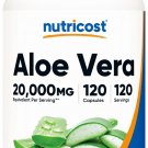Nutricost Aloe Vera 100mg 120 Capsules - Gluten Free, Non-GMO & Vegetarian