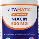 Vitamatic Niacin (Vitamin B3) 500mg, Sustained Release - 240 Tablets Vitamatic Niacin (Vitamin B3) 500mg, Sustained Release - 240 Tablets
