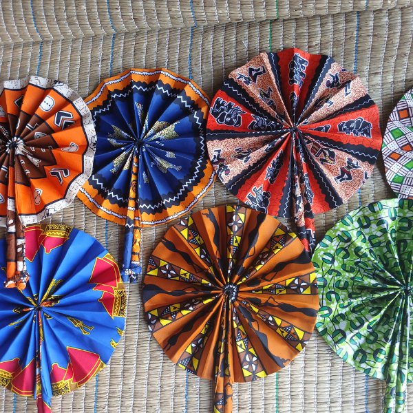 African hand fan