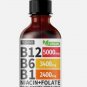 B12 B Complex Liquid Drops 5000mcg Sublingual Raspberry Vegan 2 fI oz