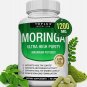 Moringa Oleifera Capsules 1200mg Leaf Supplement Vegan Non-GMO 90 Count
