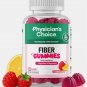Physician's Choice Fiber Gummies 5g Prebiotic Raspberry Lemon 60 Count