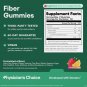 Physician's Choice Fiber Gummies 5g Prebiotic Raspberry Lemon 60 Count