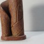 Vintage Studio Pottery Terra Cotta Textured Bark Vase 4.5" Small Clay Vessel