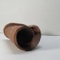 Vintage Studio Pottery Terra Cotta Textured Bark Vase 4.5" Small Clay Vessel