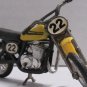 Vintage 1980 Zee Toys Ridge Riders Yamaha 400 MX Diecast Motorcycle (#22 Yellow)