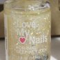 Vintage Love My Nails Polish Lot of 4 - Gold Glitter #1541 Angel Baby NOS W/ Box