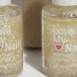 Vintage Love My Nails Polish Lot of 4 - Gold Glitter #1541 Angel Baby NOS W/ Box
