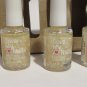 Vintage Love My Nails Polish Lot of 4 - Gold Glitter #1541 Angel Baby NOS W/ Box