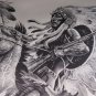 War Chief Print By Bill O'Neill Large 1975 Signed Lithograph Print