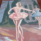 Vintage 1950s Paint-by-Numbers: "Moonlight Ballet" Vintage 1950s Paint-by-Numbers: "Moonlight Ballet"