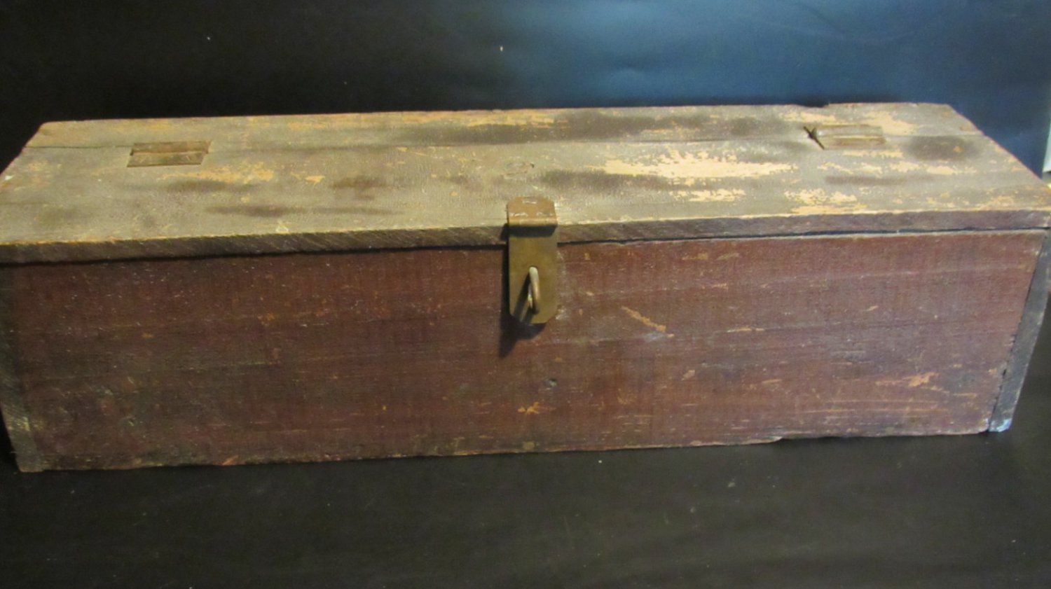 Antique Primitive Wooden Tool Box &acirc;�� Rustic Storage Chest