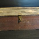 Antique Primitive Wooden Tool Box – Rustic Storage Chest Antique Primitive Wooden Tool Box – Rustic Storage Chest