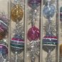 Christopher Radko Shiny Brite Glass Christmas Tree Garland 7 Foot Pink Silver NI