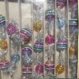 Christopher Radko Shiny Brite Glass Christmas Tree Garland 7 Foot Pink Silver NI