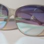 Chic Oversized Cat-Eye Sunglasses | Iridescent Mirror Lens