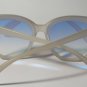 Chic Oversized Cat-Eye Sunglasses | Iridescent Mirror Lens