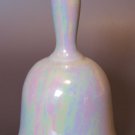 Vintage Iridescent Lusterware Ceramic Bell - 5" Tall