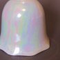 Vintage Iridescent Lusterware Ceramic Bell - 5" Tall