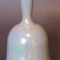 Vintage Iridescent Lusterware Ceramic Bell - 5" Tall