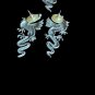 Vintage JJ Jonette Pewter Dragon Brooch Pin & Matching Earrings Set Fantasy Jewe
