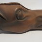 Vintage Mid Century Style Ceramic Horse Head Downspout Extender Heavy Pottery 13