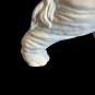 Large Vintage White Ceramic Elephant Figurine 22â Hollywood Regency Italian Styl