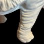 Large Vintage White Ceramic Elephant Figurine 22â Hollywood Regency Italian Styl