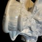Large Vintage White Ceramic Elephant Figurine 22â Hollywood Regency Italian Styl