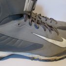 Nike Huarache Men's Mid Baseball Cleats Grey/White Size 10 - Solid Condition Nike Huarache Men's Mid Baseball Cleats Grey/White Size 10 - Solid Condition