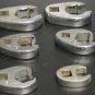 6pc SAE Crowfoot Flare Nut Wrench Set - CR-V Steel