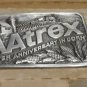 Vintage 1985 AAtrex Silver Anniversary Corn Belt Buckle - New In Box (NIB)