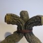 Rustic Faux Deer Antler Stand Resin Display Base Cabin Lodge Decor 4.5" Tall